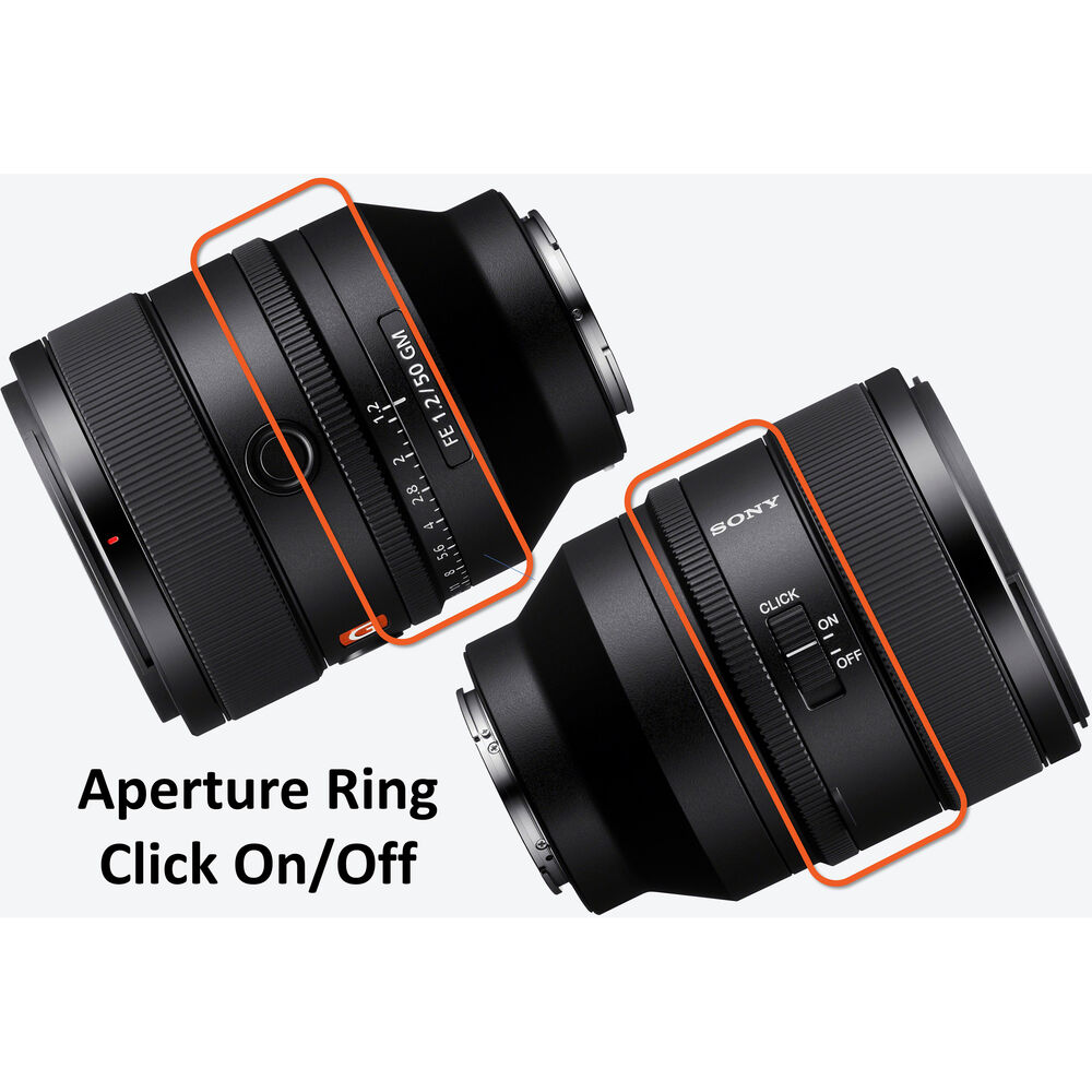 Sony FE 50mm f/1.2 GM Lens (Sony E)