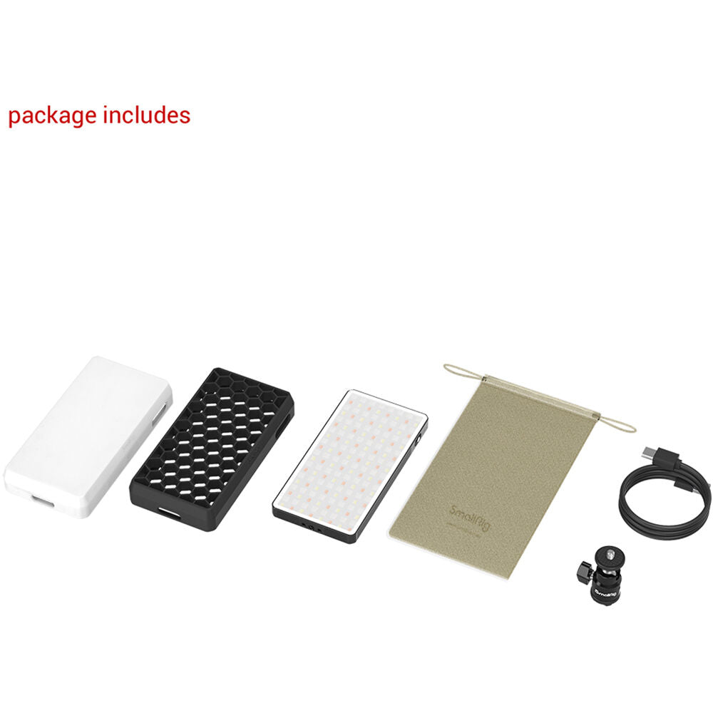 SmallRig Kameralampe Pix M160 On-Camera RGBWW LED