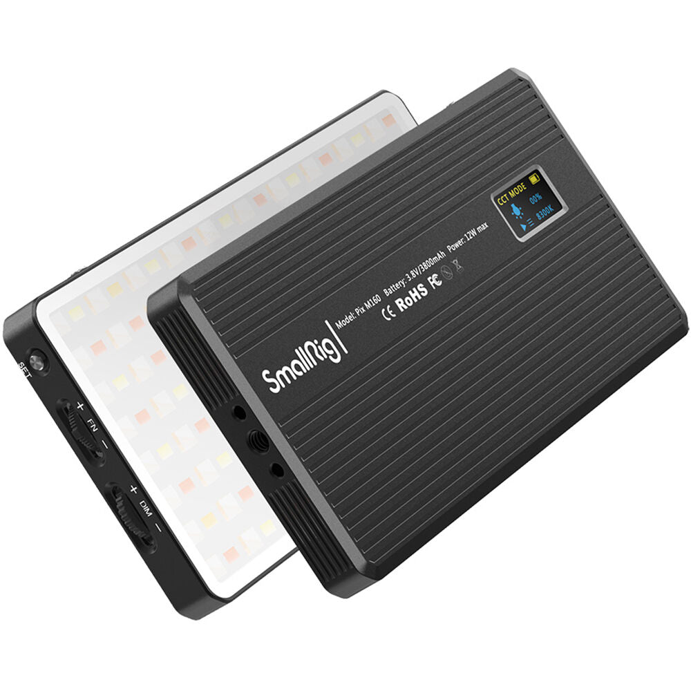 SmallRig Kameralampe Pix M160 On-Camera RGBWW LED