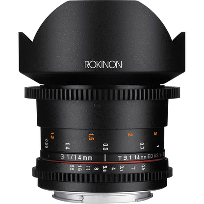Rokinon 14mm T3.1 VDSLRII Cine Lens (EF)