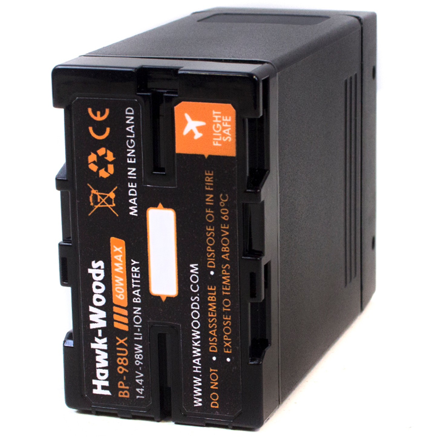 Hawk-Woods BP-98UX 98Wh 14.4V Lithium-Ion Battery with 2 x D-Tap Ports