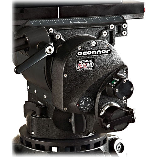 OConnor ULTIMATE 2060HD Professional Fluid Head Package (150mm) - Supports up to  37.7 kg